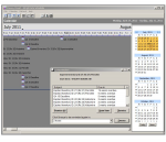 The scheduler has a built-in reminders window of upcoming QA or Drug deadlines.  Schedule can be displayed in timeline mode, as shown in this view.