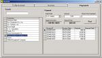Accounts Receivable screen - provides a quick view of outstanding invoices. Record payments from your customers and generate statements to your customers on this screen.